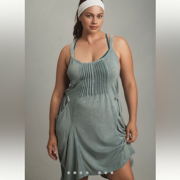 Anthropologie • Daily Practice Boardwalk Mini Dress S NWT Blue